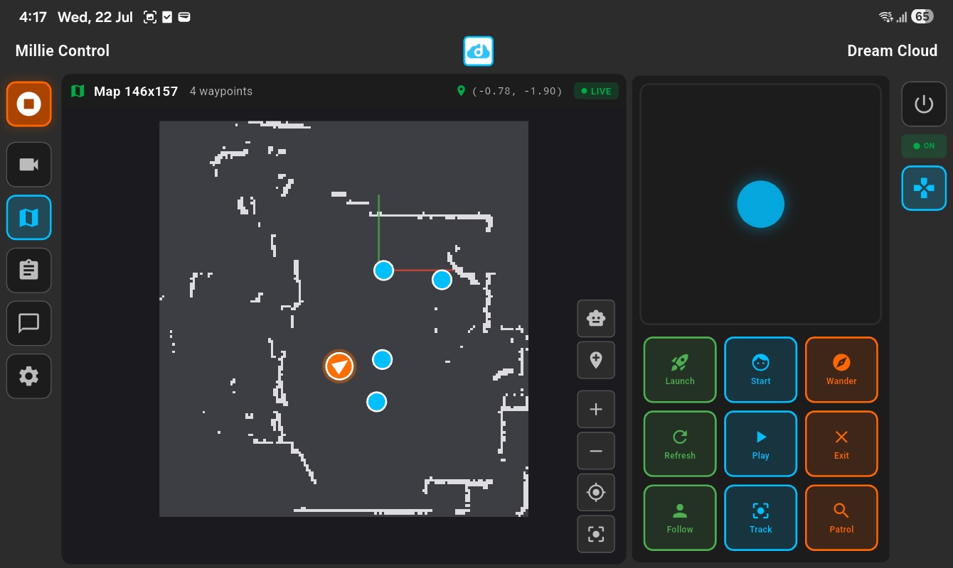 Millie Bot Controller App