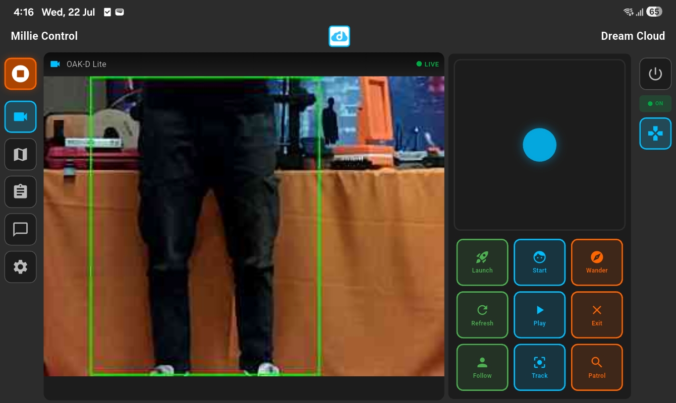 Millie Bot Controller App