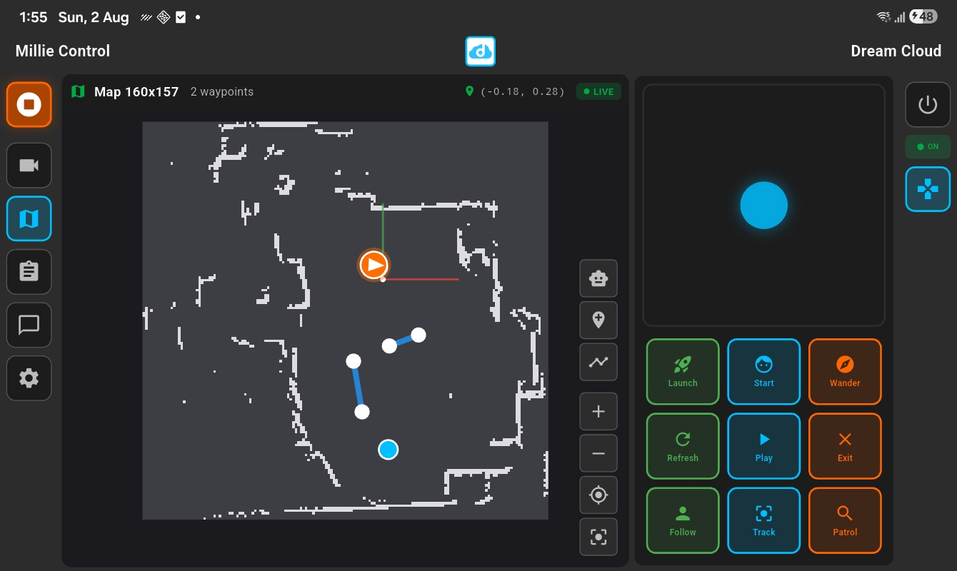 Millie Bot Controller App